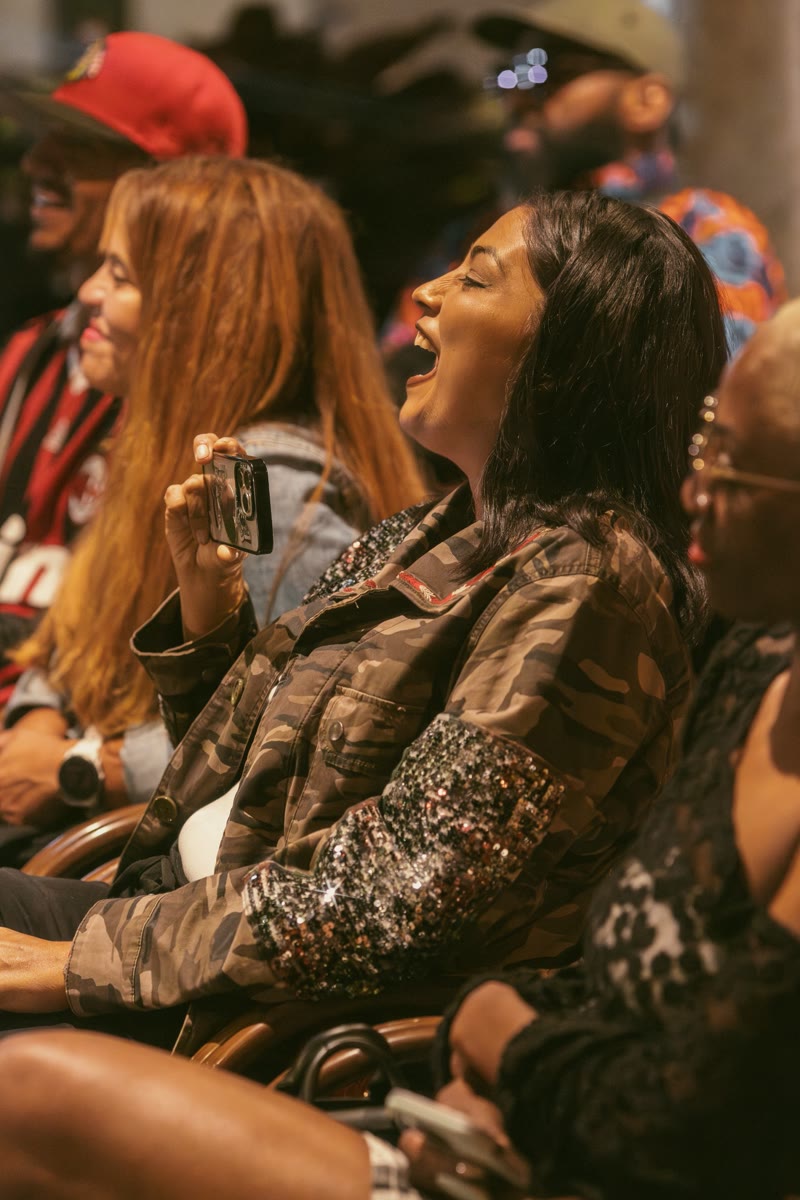 Audience during the live panel